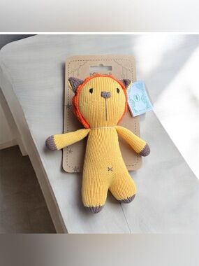 NEW BobiCraft The Knitting Leo Lion The Knitting Collection Organic Handmade